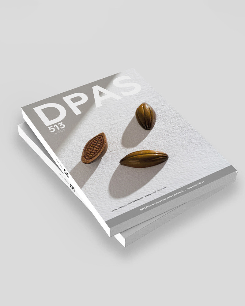 Dulcypas Magazine 513 Recipe of the Best Artisan Bonbon of Spain 2025. High-end pastry magazine with exclusive pastry recipes.