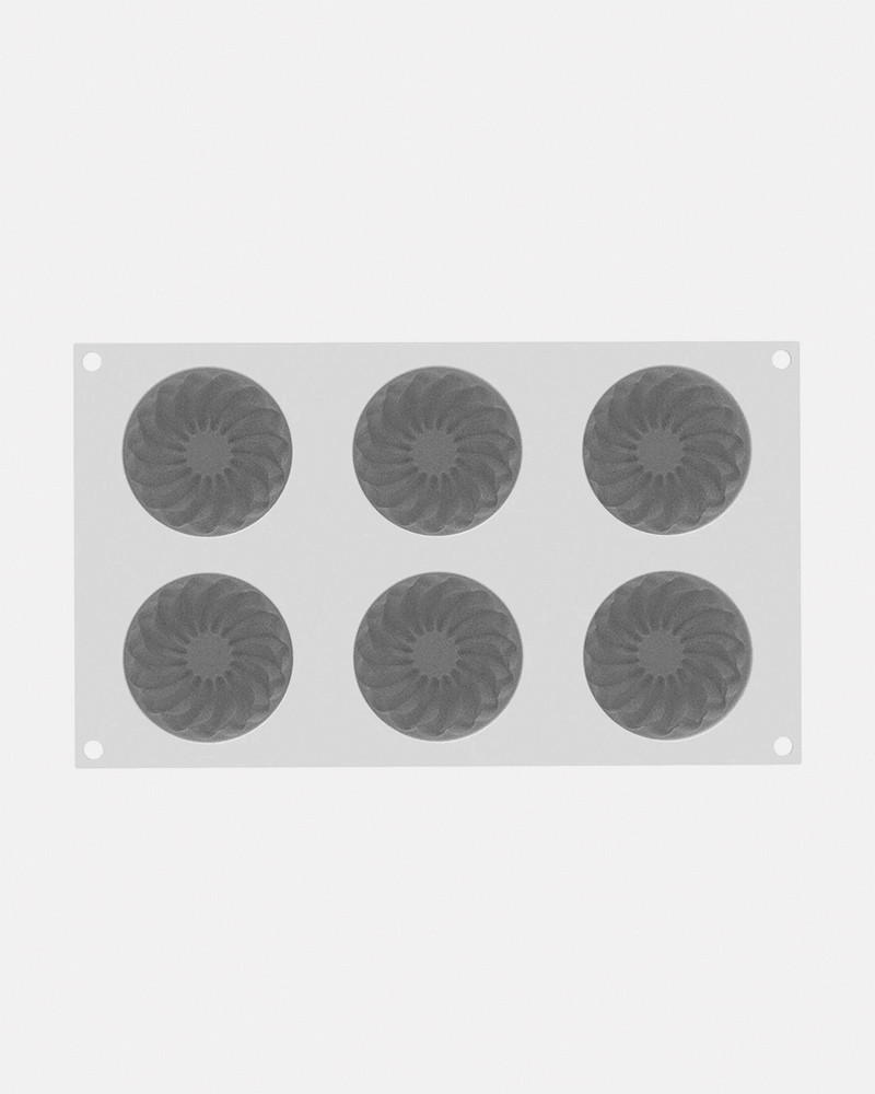 Silicone Pastry Mold Pleincoeur Round 142 - Silikomart