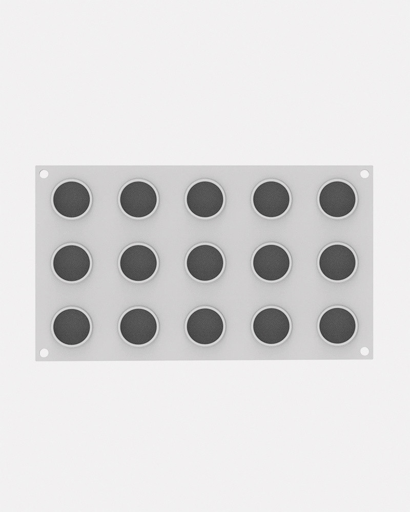 Molde de silicona para crear profiteroles