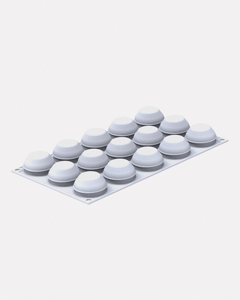 Molde de silicona para crear profiteroles