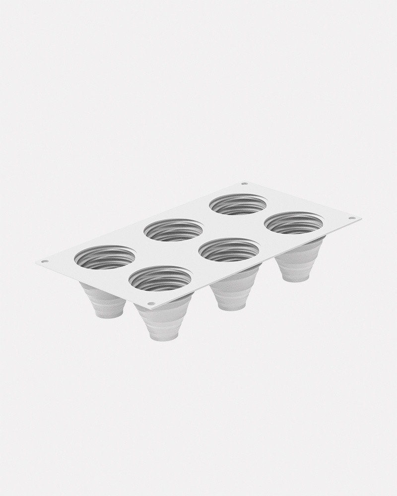 Professional silicone mould for creating Mont Blanc-style cakes
