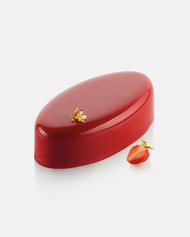 Silicone Pastry Mold for Oval Entremets