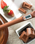 Thermo Choc Silicone Spatula with built-in Thermometer