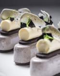 Cocoa book by Damien Wager. Petit Gateaux, Macarons, Tarts, Snacks, Macarons, Vegan creations and Travel-Cakes recipes