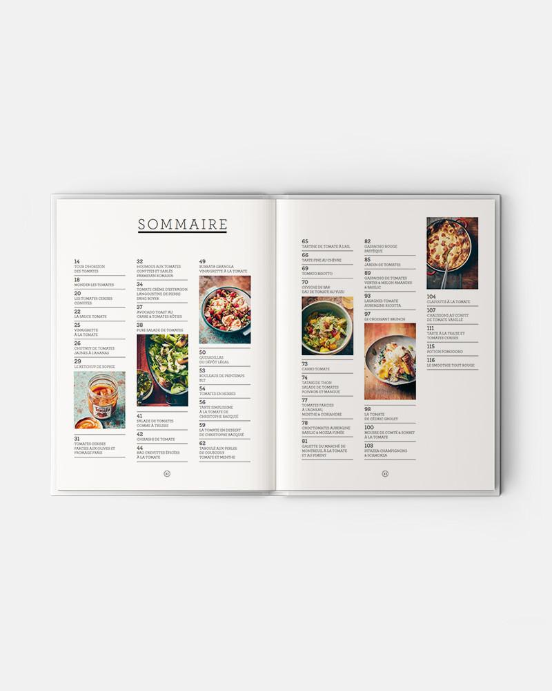 Libro de Christophe Adam. Christophe Adam présente la pomme, la fraise, la framboise, la tomate et le citron