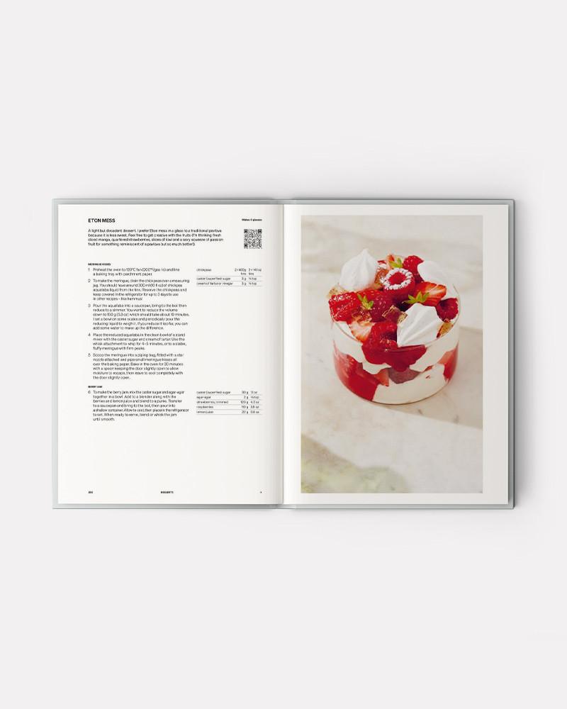 A New Way to Bake book. Re-imagined Recipes for Plant-based Cakes, Bakes and Desserts. Vegan book by pastry chef Philip Khoury