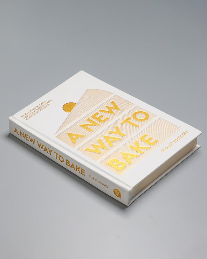 A New Way to Bake book. Re-imagined Recipes for Plant-based Cakes, Bakes and Desserts. Vegan book by pastry chef Philip Khoury