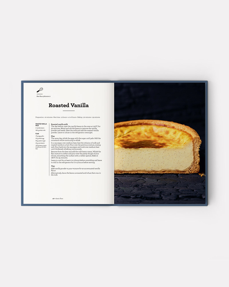 Mes Flans Pâtissiers 2 book by Ju Chamalo. Flan book. Flan recipes. Best flan book