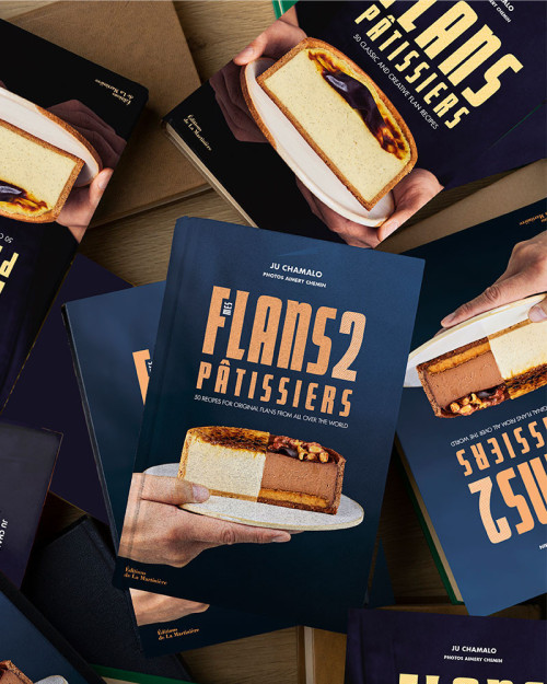 Pack - Mes Flans Pâtissiers 1, 2 de Ju Chamalo. Libro de flanes. Recetas de flanes 2