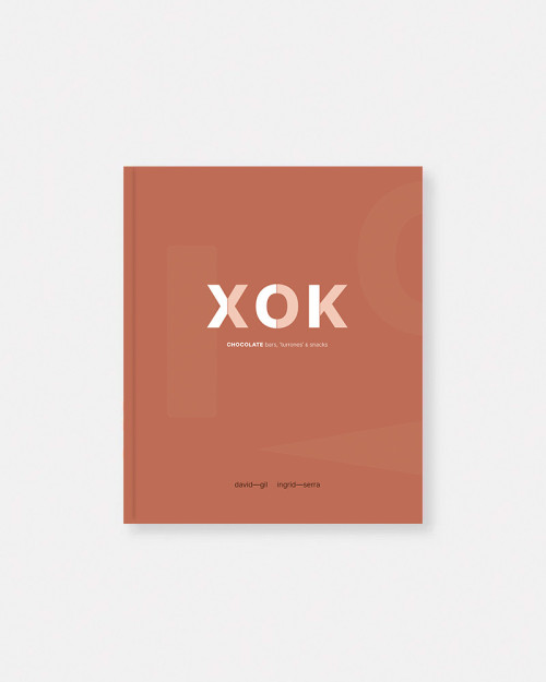 Book XOK by David Gil and Ingrid Serra. Nougat, snacks and chocolate bars.