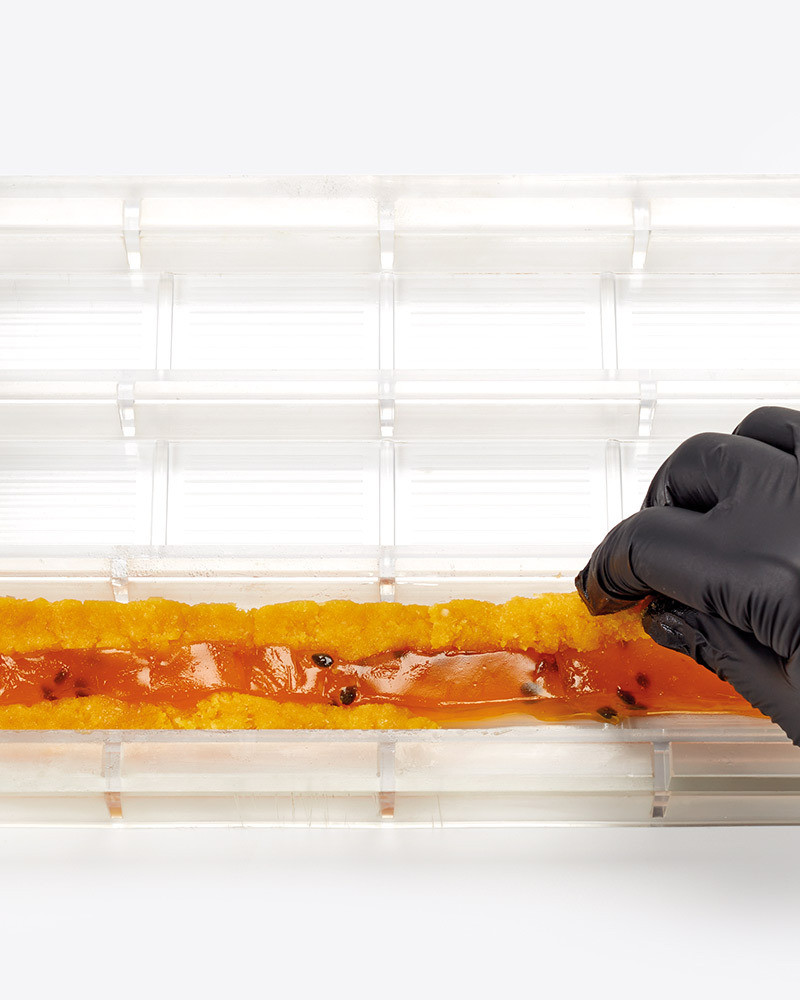 Book XOK by David Gil and Ingrid Serra. Nougat, snacks and chocolate bars.
