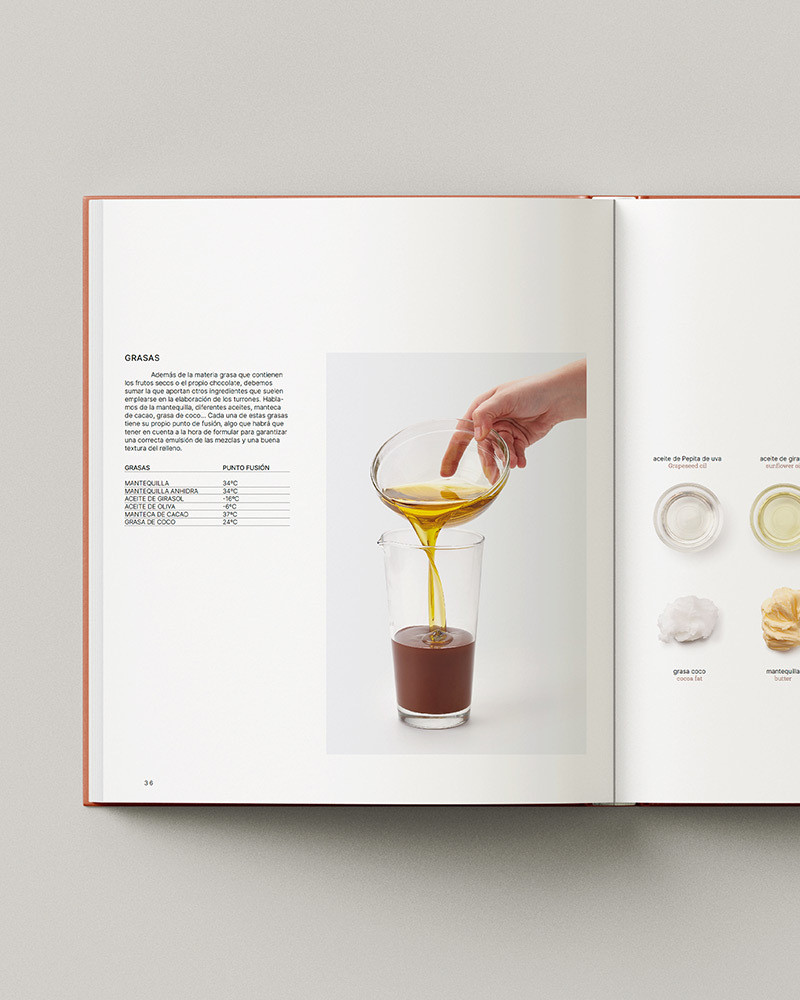 Book XOK by David Gil and Ingrid Serra. Nougat, snacks and chocolate bars.